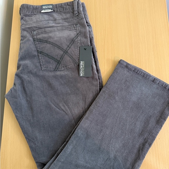 Kenneth Cole Reaction Charcoal Relaxed Men's Jeans - Picture 1 of 4